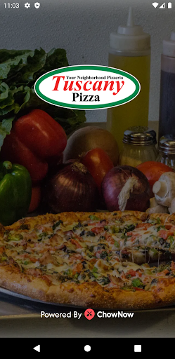 Android application Tuscany Pizza screenshort