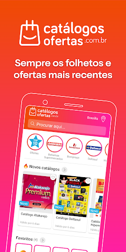 Android application Catálogos e ofertas do Brasil screenshort