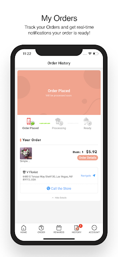V florist Screen 3