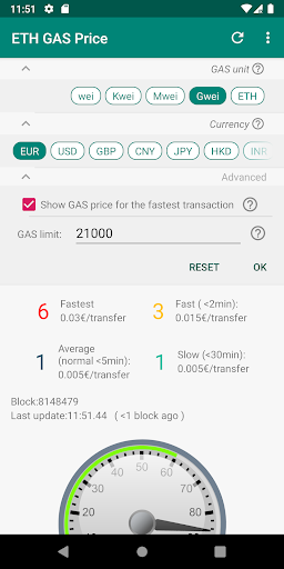 ETH Gas Price Screen 2