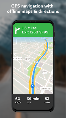 GPSオフラインマップ、ナビゲーション、コンパス、天気、交通のおすすめ画像4