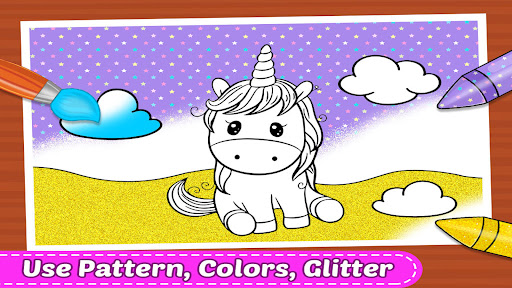 Glitter Coloring Book For Kids Screen 3