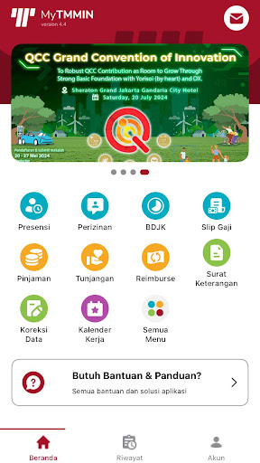 Android application MyTMMIN screenshort