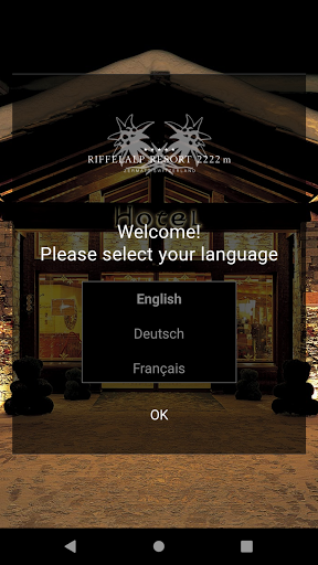 Android application Riffelalp Resort 2222m screenshort