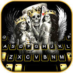 Cover Image of Download Gangster Poker Skull Keyboard  APK