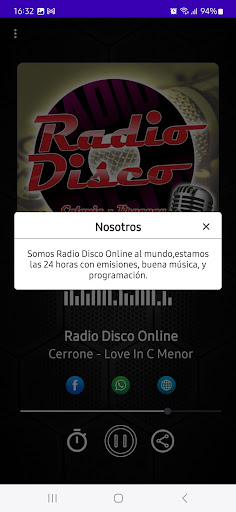 Radio Disco Online FM Screen 3