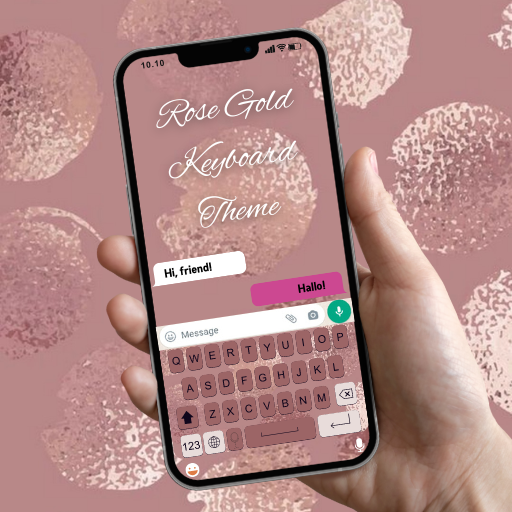 Rose Gold Keyboard Theme Download on Windows