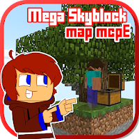 Mega Skyblock Survival Map for MCPE
