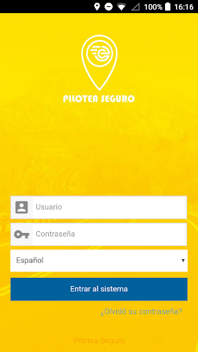 Android application Pilotea Seguro screenshort