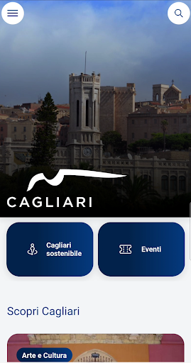 Android application Cagliari Turismo screenshort
