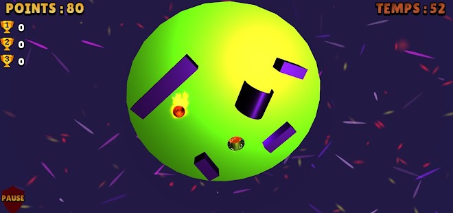 Roll And Swing Light Ball Game Screenshot