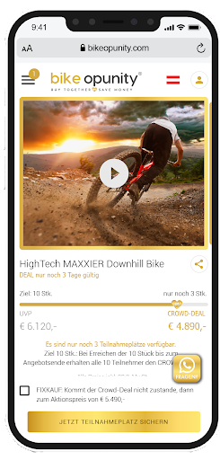 bike opunity Screen 2
