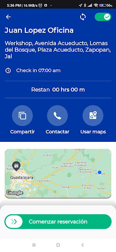 Android application Mensajeros Urbanos: Dedicados screenshort