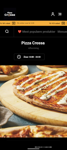 Android application Pizza Crossa - Odense screenshort