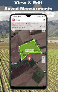 GPS Fields Area Measure Tool Screenshot
