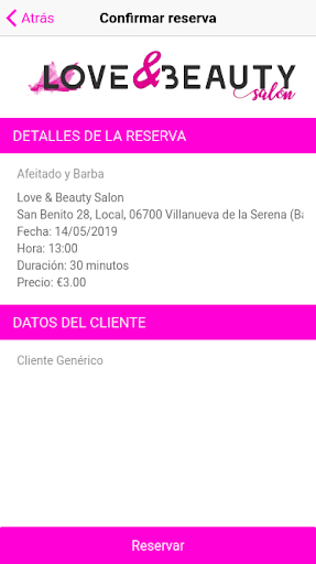 Love & Beauty Salon Screen 2