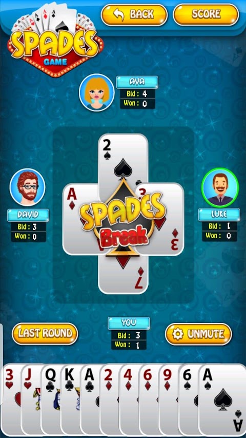 Spades Card Gameのおすすめ画像5