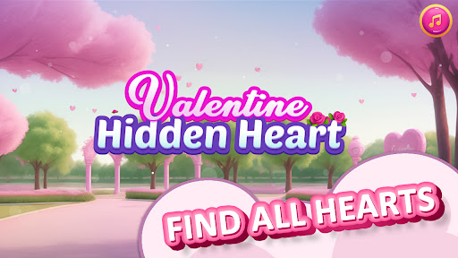 Android application Valentine Hidden Heart: Love screenshort