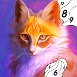 Cover Image of Tải xuống Cat Color by Number Paint Game 1.0 APK