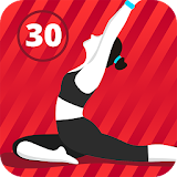 Stretching exercises - splits training icon