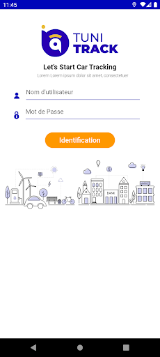 Android application TuniTrack screenshort