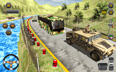 Army bus driving games 3d  screenshots 17