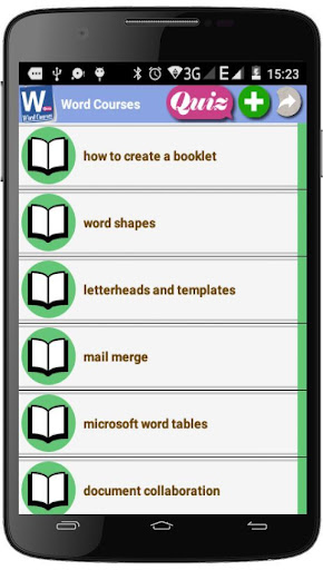 My Word Courses Screen 3