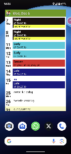 Shift Work Calendar – FlexR Pro MOD APK (Full Version) 8