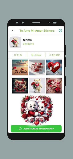 Te Amo  Mi Amor  Stickers Screenshot 3 - AppWisp.com