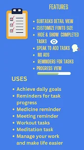 Tasks: To-do lists & Reminders