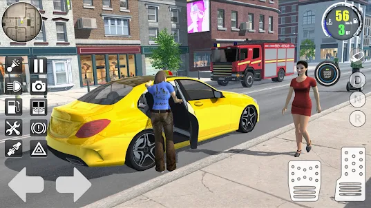 Real Taxi Game : Car Driving