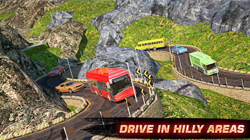 Mountain Road Bus Driving Game android-1mod screenshots 1