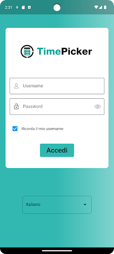 Android application Cenasp TimePicker screenshort
