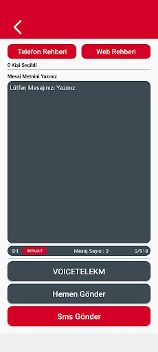 Voice Telekom Screen 3