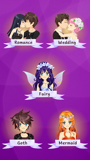 Anime Dress Up Love Kiss Games screenshot 16