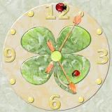 Ladybug clock icon
