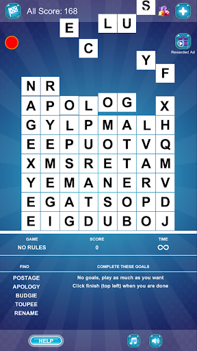 Android application Infinite Words - Word Search screenshort