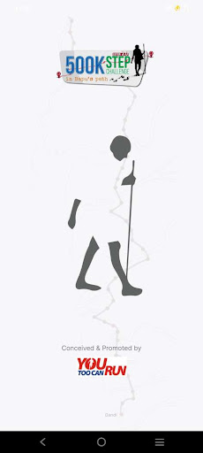 Android application 500K Step Challenge screenshort