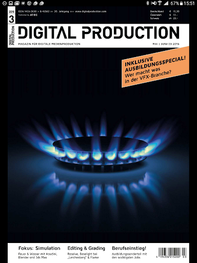 Android application Digital Production Magazin screenshort