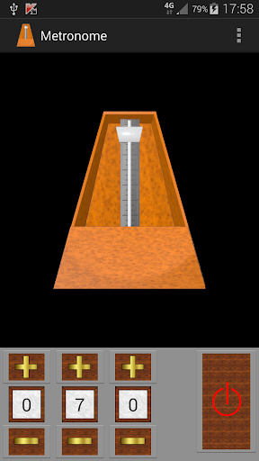 Android application Metronome screenshort