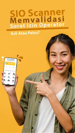 Android application Surat Izin Operator (SIO) Scan screenshort