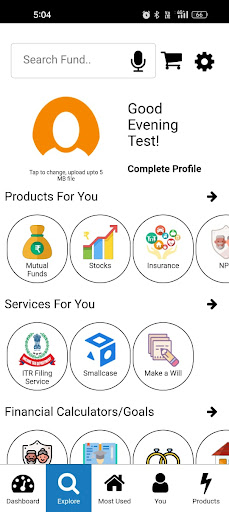 SVR Investments Screen 2