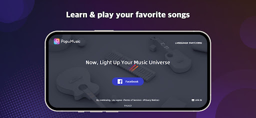 Android application PopuMusic - PopuPiano/tar/lele screenshort
