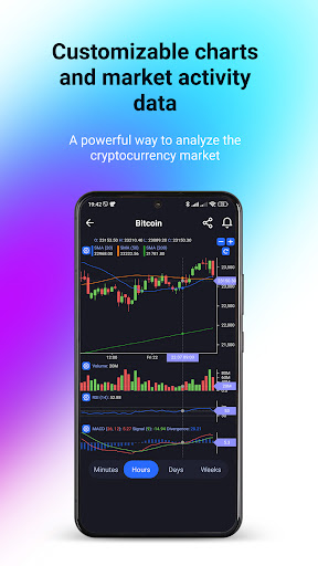 Cryptocurrency exchange rates Screen 2