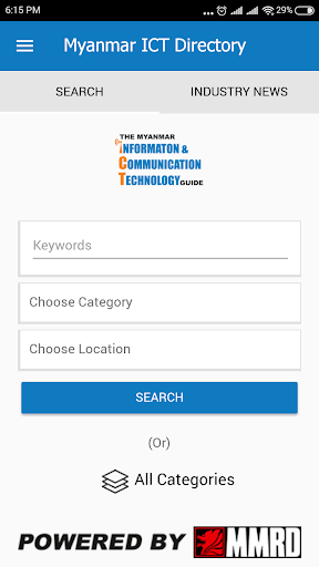 Android application ICT Directory screenshort
