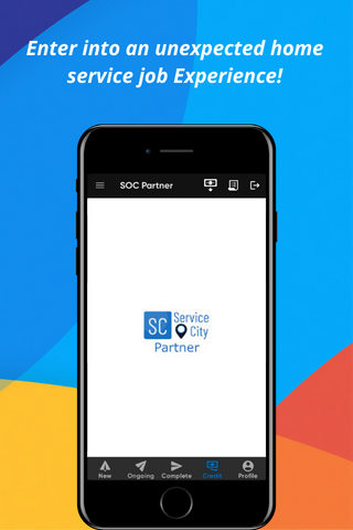 Android application Serviceocity Partner screenshort