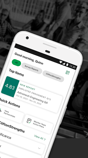Screenshot of Gallup Access