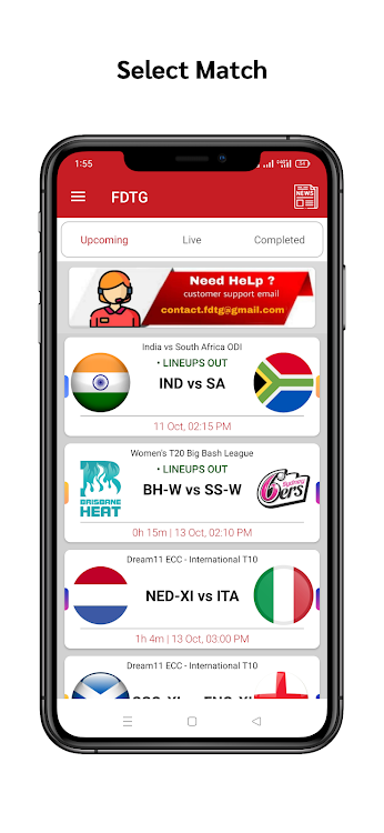 FDTG - Fantasy Team Generator by Lodhi Apps - (Android Apps) —