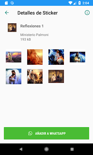 Palmoni Stickers Screen 3