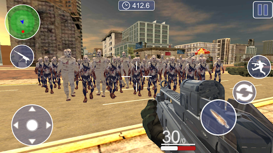 Mad War Zombies apktram screenshots 6